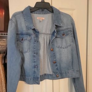 Cropped Jean Women's Jacket